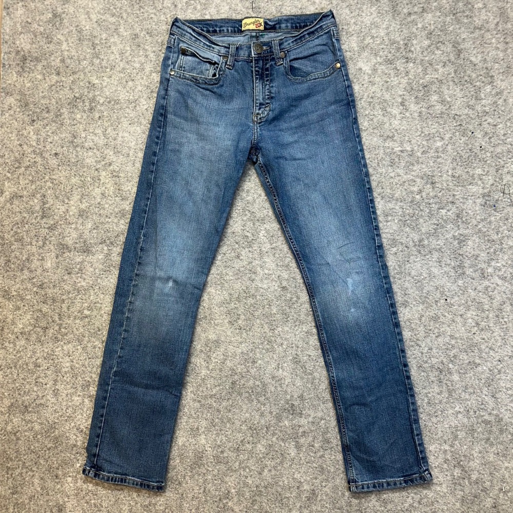 Wrangler 20X Straight Leg Jeans Mens 30x33 Blue Medium Wash Good Contrast Stitch